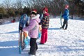 Group of children at the top of the hill