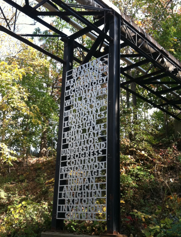 Iodonized aluminum on existing metal trestle