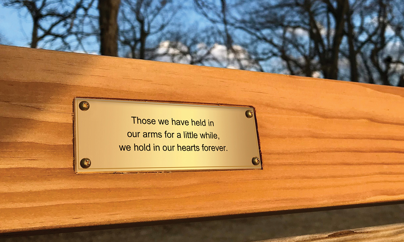 Trailside Benches Plaque Sample